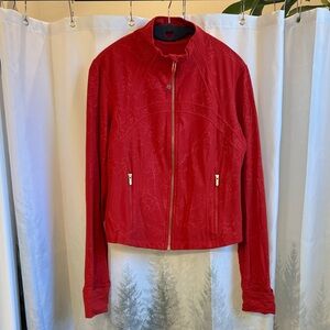 Lululemon Women's Red Define New Year Jacket Cropped Version